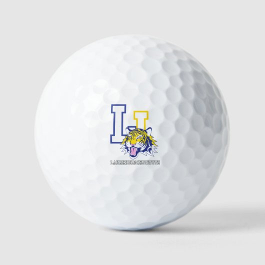 LI-Tigermaske Golfball (Vorderseite)