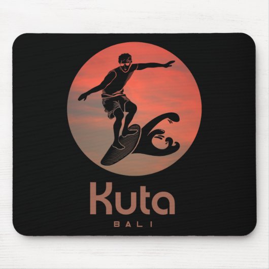 Li Windsurfen Surfen Surfer Surf Kuta  Mousepad (Vorne)