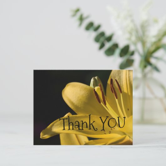 *'Li-Yellow' Design, Postkarte (Stehend Vorderseite)