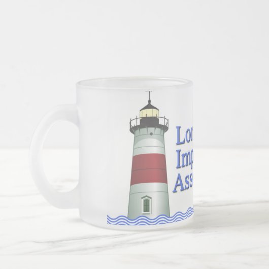 LIA MATTIERT GLASKAFFEE TASSE (Links)