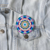 LIA ~ Persönliches Geburtstagssternmuster ~ Button (Beispiel)