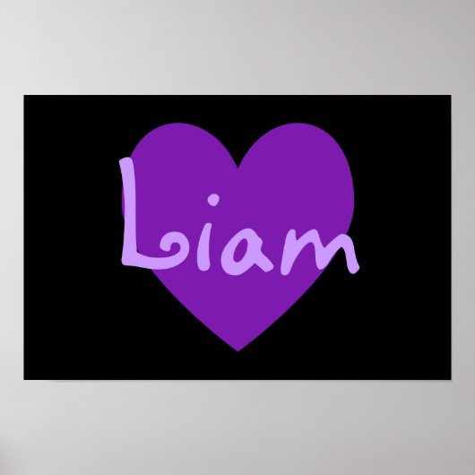 Liam in Lila Poster (Vorne)