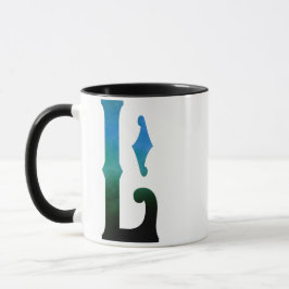 LIAM -L- Blues/Schwarz Tasse