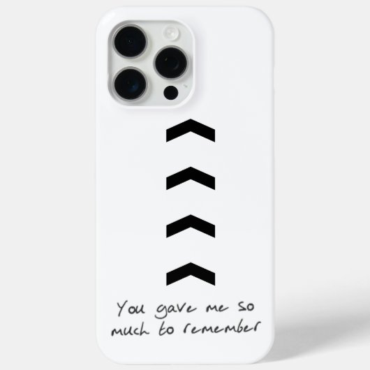 Liam Payne Zickzack Phone Case Erinnern (Rückseite)