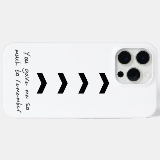 Liam Payne Zickzack Phone Case Erinnern (Rückseite (Horizontal))