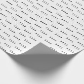 Liam Payne Zickzack Tattoo Inspiriert Wrapping Pap Geschenkpapier (Ecke)