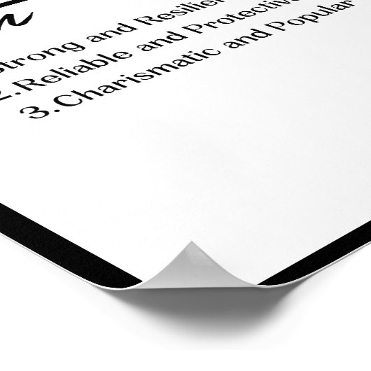 Liam, Personalisierte Bezeichnung für Junge Poster (Ecke)