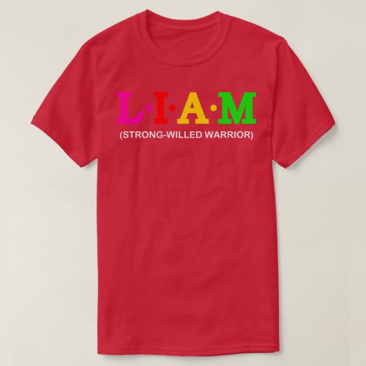 Liam Strongwilled Warrior T-Shirt (Design vorne)