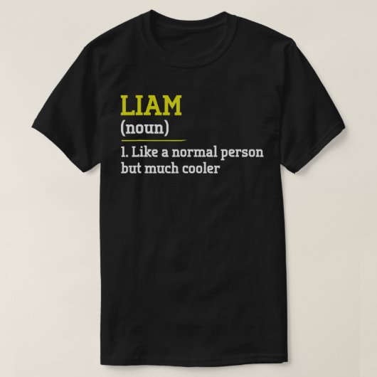 Liam wie eine normale Person, aber Cooler lustiger T-Shirt (Design vorne)
