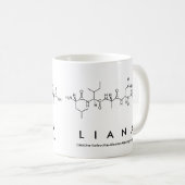 Lianapeptid-Namen-Tasse Kaffeetasse (VorderseiteRechts)