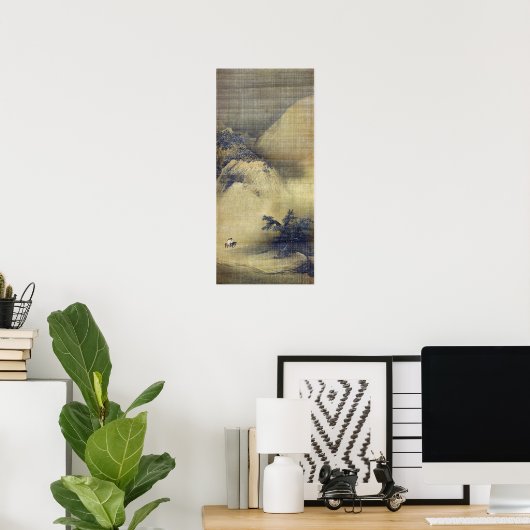 Liang Kai Snowy Scenery Poster (Heimbüro)