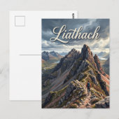 Liathach Schottland Postkarte (Vorne/Hinten)