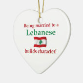 Libanese errichtet Charakter Keramikornament (Links)