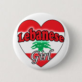 Libanese Girl Button (Vorderseite)