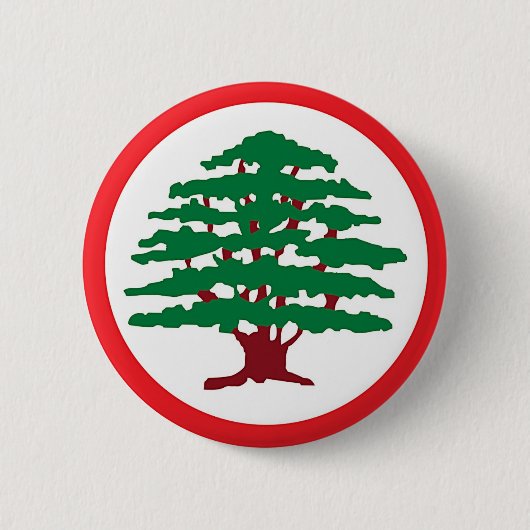 Libanese zwingt Party Button (Vorderseite)