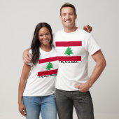 Libanesisch-Flagge, grabe ich arabische Küken T-Shirt (Unisex)
