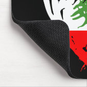 libanesische Flag Herzgeschenk Mousepad (Ecke)