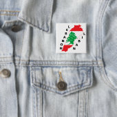 libanesische Flag-Karte Button (Beispiel)