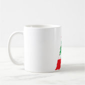 libanesische Flag-Karte Kaffeetasse (Links)