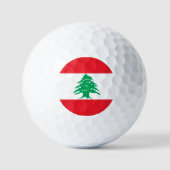 Libanesische Flagge, Flagge des Libanon Golfball (Vorderseite)