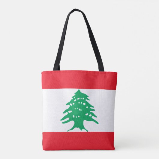 Libanesische Flagge, Flagge des Libanon Tasche (Rückseite)