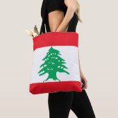 Libanesische Flagge, Flagge des Libanon Tasche (Von Nahem)