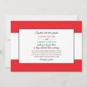 libanesische Flagge, libanesische Hochzeit Einladung (Vorderseite)