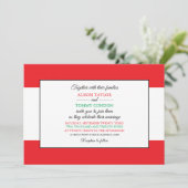 libanesische Flagge, libanesische Hochzeit Einladung (Stehend Vorderseite)