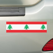 Libanesische Flagge (Libanon-Flagge) Autoaufkleber (Auf Auto)