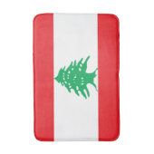 Libanesische Flagge (Libanon-Flagge) Badematte (Vorderseite Vertikal)