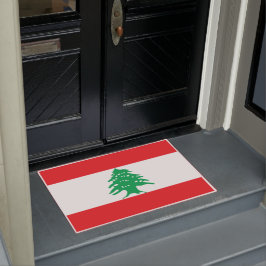Libanesische Flagge (Libanon-Flagge) Fußmatte