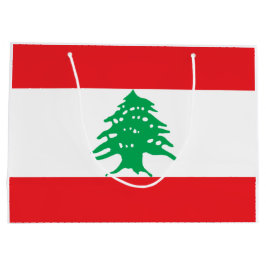 Libanesische Flagge (Libanon-Flagge) Große Geschenktüte