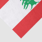 Libanesische Flagge (Libanon-Flagge) Seidenpapier (Ausschnitt)