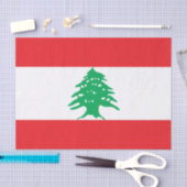 Libanesische Flagge (Libanon-Flagge) Seidenpapier (Handwerk)