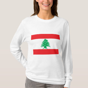 Libanesische Flagge (Libanon-Flagge) T-Shirt