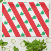 Libanesische Flagge & Naher Osten - Mode-/Sportfan Geschirrtuch (Gefaltet)