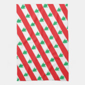 Libanesische Flagge & Naher Osten - Mode-/Sportfan Geschirrtuch (Vertikal)