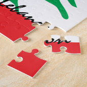 Libanesische Flagge & Naher Osten - Rätsel/Sportfa Puzzle (Seite)