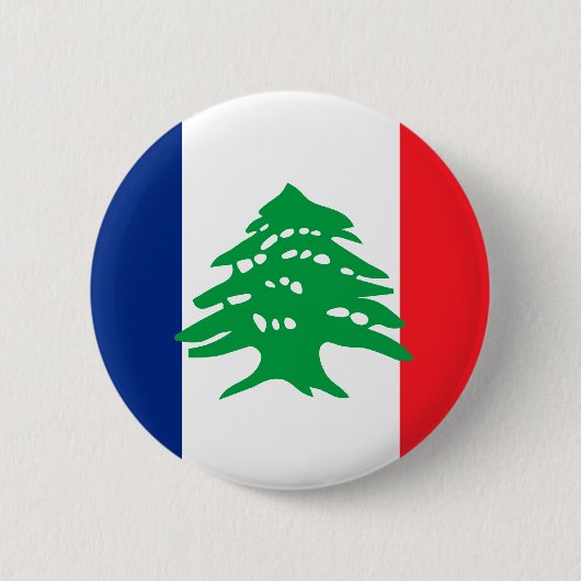 Libanesische Franzosen, der Libanon Button (Vorderseite)