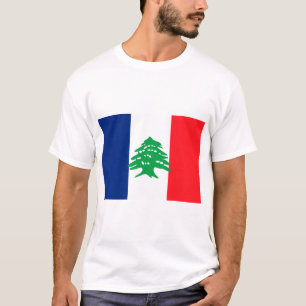 Libanesische Franzosen, der Libanon T-Shirt