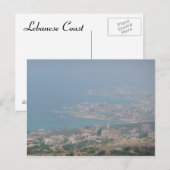 libanesische Küste Postkarte (Vorne/Hinten)