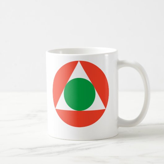 Libanesische Luftwaffe Roundel Kaffeetasse (Rechts)