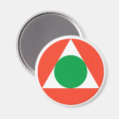 Libanesische Luftwaffe Roundel Magnet (Vorderseite/Rückseite)