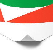 Libanesische Luftwaffe Roundel Poster (Ecke)