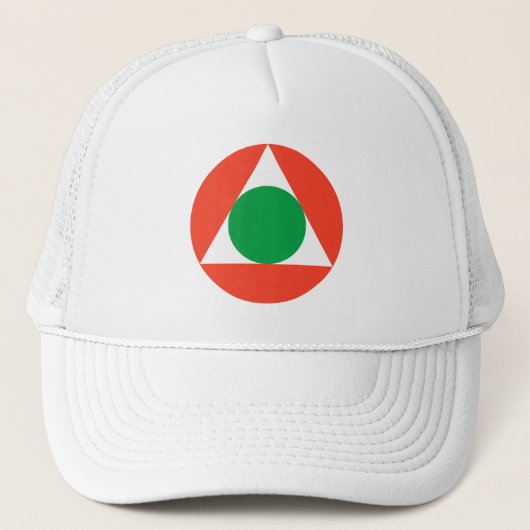 Libanesische Luftwaffe Roundel Truckerkappe (Vorderseite)
