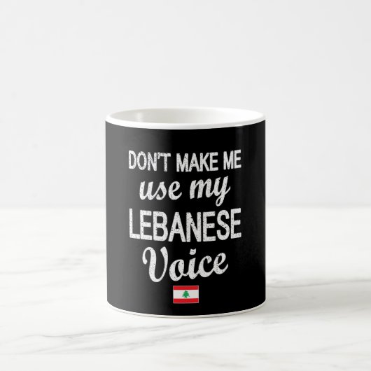Libanesische Roots Libanon Flagge Libanon Kaffeetasse (Mittel)