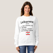 Libanesische Roots Libanon Flagge Libanon Sweatshirt (Vorne ganz)