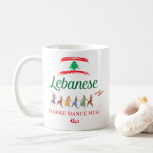 Libanesischer Dabke Tanz Geschenktasse Kaffeetasse