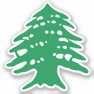 Libanesischer Zedernbaum Sehr libanesischer Libano Aufkleber