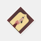 Libanesisches Abendessen Party Serviette (Ecke)